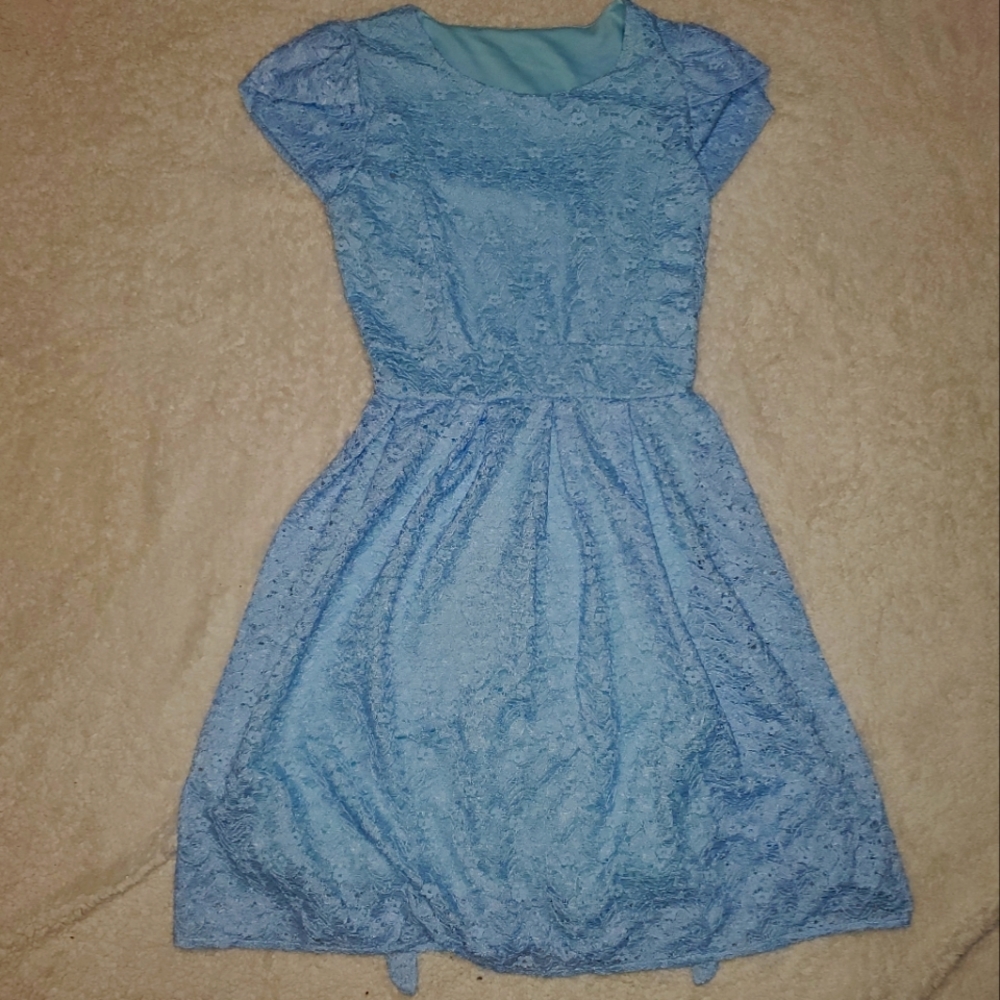 Blue Lace Dress